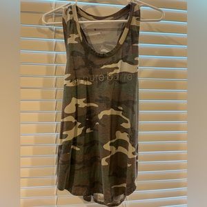 Pure Barre camo workout tank